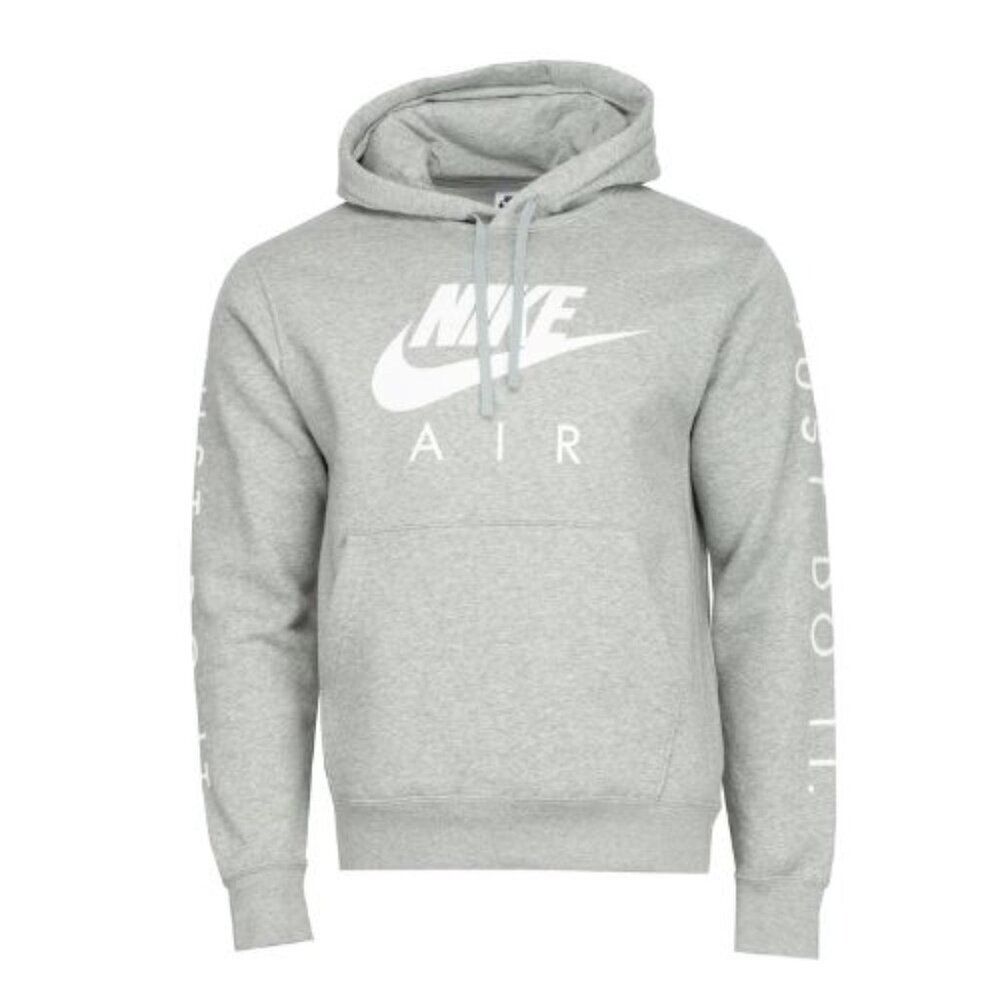 Nike Air Women's Gray Just Do It Pullover Hoodie Size Small 54264